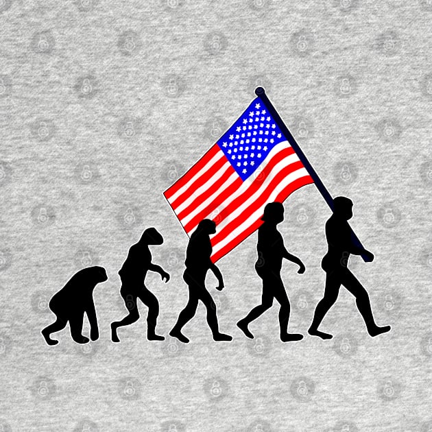 Evolution Us Flag by GraphGeek